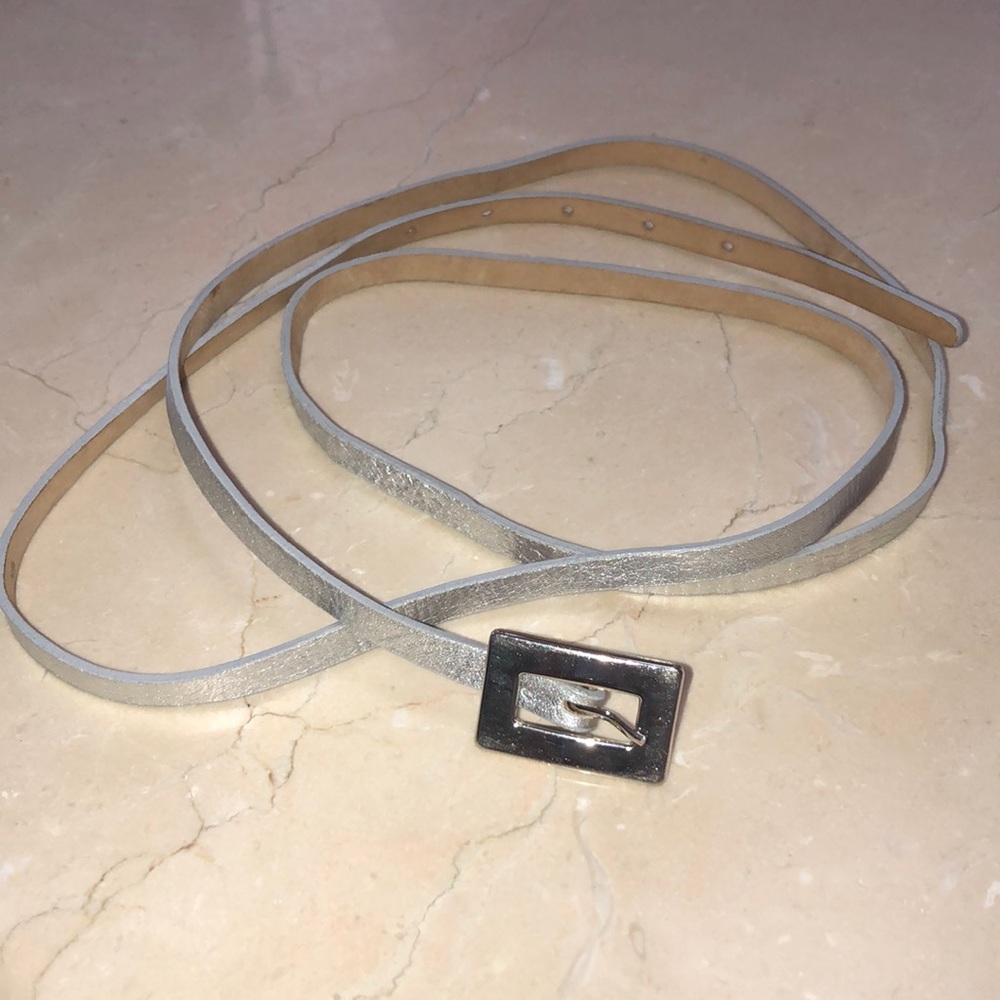 Double wrap leather belt Hyde Collection